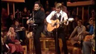 Glen Campbell amp Johnny Cash  Folsom Prison Blues Live Goodtime Hour [upl. by Frulla]