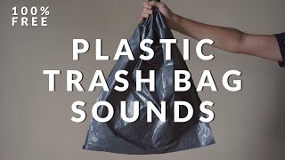 Plastic Bag Rustling Sound Effect  Trash Bag Foley Sounds Free Download [upl. by Hgielra]