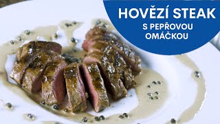 Hovězí steak s pepřovou omáčkou z Remosky Vega [upl. by Naerol797]