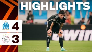 Highlights Olympique Marseille  Ajax  UEFA Europa League [upl. by Idaline96]