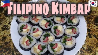 EASY FILIPINO KIMBAP AND AFFORDABLE [upl. by Campos]