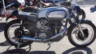 1960 Manx Norton sight amp sound with Steve Plater [upl. by Naibaf]