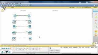 Packet Tracer  Cable cruzado y cable directo [upl. by Adiuqram58]