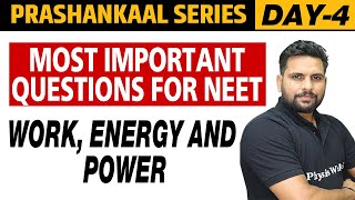 WORK ENERGY amp POWER  Most Important Questions For NEET  Prashankaal Series [upl. by Ormand]