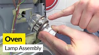 Swapping a Cooker Lamp Assembly  Electric Oven Lamp Change Guide [upl. by Asiul]