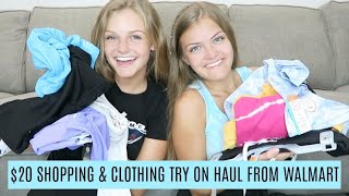 20 Shopping amp Clothing Try On Haul from Walmart  Jacy and Kacy [upl. by Atoel387]