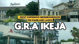 LAGOS NIGERIA  IKEJA GRA LAGOS  EXPENSIVE NEIGHBOURHOOD ON MAINLAND LAGOS [upl. by Constant]