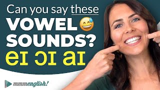 Pronunciation Practice 👄 Difficult Vowel Sounds DIPHTHONGS [upl. by Dorena270]