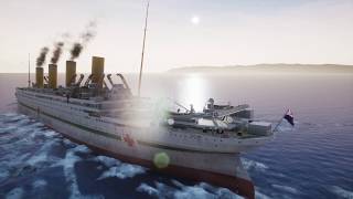 BRITANNIC PATRONESS OF THE MEDITERRANEAN  REAL TIME SINKING [upl. by Immak]