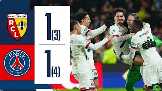 PSG vs Lens 11 Penalty 43 Highlights amp All Goals 2024 HD [upl. by Eiramac]