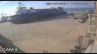 Drunk Isle of Wight Hovertravel pilot tries to land hovercraft at Ryde [upl. by Mas]