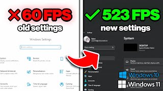 How To QUICKLY Optimize Windows For GAMING FPS BOOST Windows 10 amp Windows 11 [upl. by Webber]