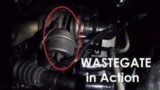 VW Golf 4 19 TDI  Wastgate amp Turbo in Action  Gopro [upl. by Rekcut]