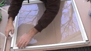 Repair Broken Double Pane Vinyl Window [upl. by Zetram]