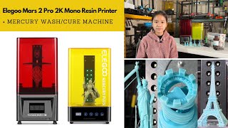 Complete Resin 3D Printing Solution Elegoo Mars 2 Pro Mono 2K Printer and Washing  Curing Machine [upl. by Goltz]