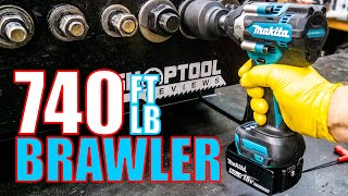 ALL NEW Makita XWT17 MidTorque Impact Wrench Review 740 ftlbs [upl. by Ploch]