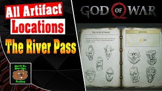 God of War  All Artifact Locations for The River Pass  Artifact Set The Faces of Magic [upl. by Mudenihc]