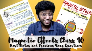 Class 10 Magnetic Effects of Electric Current Notes with PYQs [upl. by Estell215]