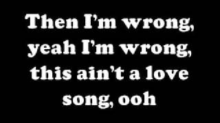 Bon Jovi  This Aint a Love Song lyrics [upl. by Yug]