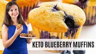 THE BEST KETO MUFFINS Quick Easy And Moist [upl. by Hannahsohs]