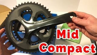 The New Mid Compact 5236 Shimano Tiagra 4700 Crankset [upl. by Nairde213]