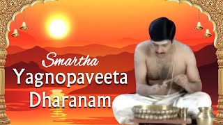 Mantras to Change Poonal  Sacred Thread  Yagnopaveeta Dharana Prayoga  Yajur Smartha amp Rig Veda [upl. by Kihtrak]