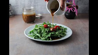 Homemade Balsamic Vinaigrette Salad Dressing [upl. by Thalia798]