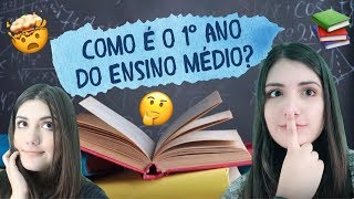 COMO É O 1º ANO DO ENSINO MÉDIO   MATÉRIAS CONTEÚDO O QUE VOU APRENDER [upl. by Hgiel]