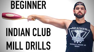 Beginner Indian Club Workout [upl. by Llehsam]