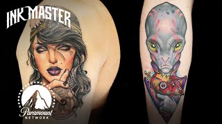 Best Coverup Tattoos  Ink Master [upl. by Tnecnev]