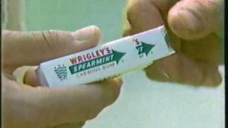 Wrigleys Spearmint Gum Commercial 1987 [upl. by O'Conner111]