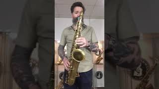 BUESCHER “new aristocrat” tenor sax c 1933 [upl. by Wootten]