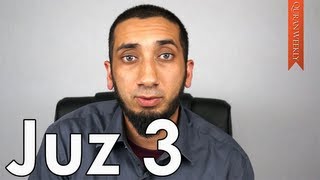 Understanding Trials amp Difficulties Juz 3  Nouman Ali Khan [upl. by Isaacson]