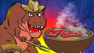 Dinosaur Battle Songs  Meat Eaters  Giganotosaurus and Tyrannosaurus Dinosaur Songs by Howdytoons [upl. by Enniroc]