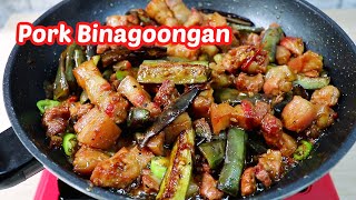 Pork Binagoongan  Mapapaunli Rice ka sa Sarap [upl. by Thorsten]