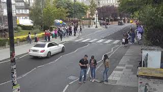 Abbey Road webcam London 130819 from 3pm cartwheels amp proposal [upl. by Casimir]