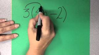 Distributive property with variables [upl. by Coulombe]