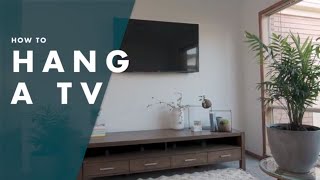 How To Wall Mount A TV  Bunnings Warehouse [upl. by Huda]