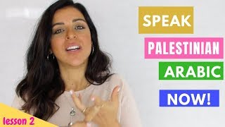 HOW TO SAY HI IN PALESTINIAN ARABIC Lesson 2 [upl. by Rebe]