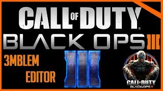 Call Of Duty Black Ops 3 Emblem Tutorial quotBO3 Logoquot [upl. by Gustav]