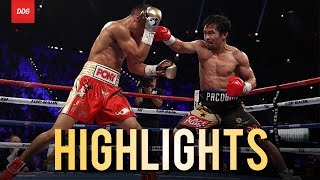 Manny Pacquiao vs Jessie Vargas Highlights [upl. by Radloff]