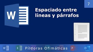 ESPACIADO entre líneas y párrafos de texto en Word [upl. by Konrad]