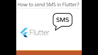 How to send SMS in Flutter [upl. by Anelrahs2]