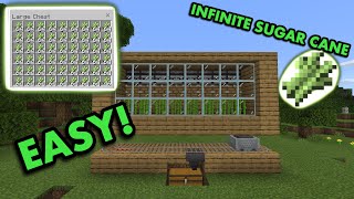 120 AUTOMATIC SUGARCANE FARM TUTORIAL in Minecraft Bedrock MCPEXboxPS4Nintendo SwitchWin10 [upl. by Rocker603]