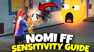 Auto Headshot Sensitivity Guide for Free Fire 2023  NOMI FF [upl. by Mccreary]