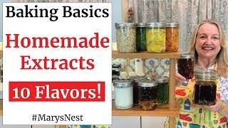 How to Make Homemade Extracts  Flavored Extracts  Baking Basics [upl. by Adnaugal518]