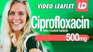 CIPROFLOXACIN 500 mg  What it is for how to use dose warnings and side effects [upl. by Erikson]