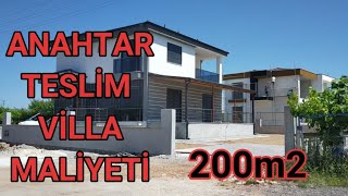 ANAHTAR TESLİM VİLLA MALİYETİ [upl. by Eilegna]