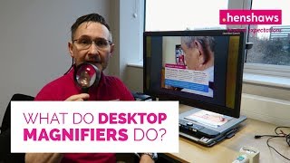 Desktop Magnifiers  what do they do [upl. by Nelak]