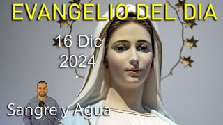 Evangelio Del Dia Hoy  Lunes 16 de Diciembre 2024 Sangre y Agua [upl. by Parthinia683]